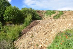 Bolus Grube Troschenreuth mit verfülltem Fremdmaterial